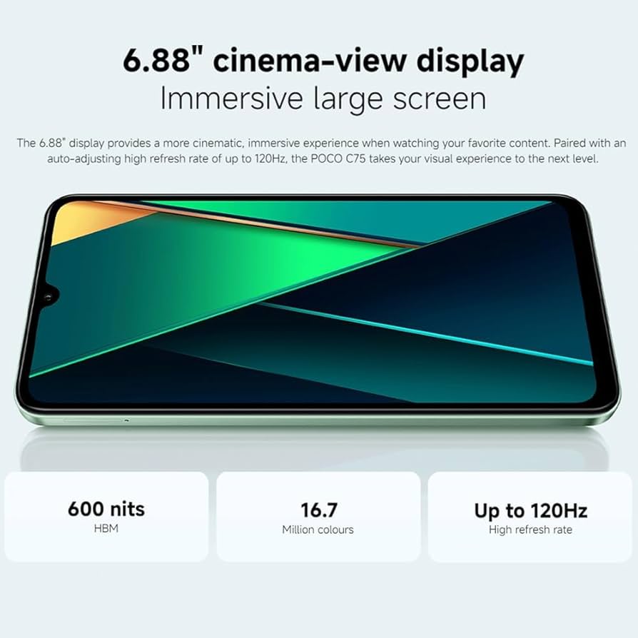 新品　POCO C75 8GB RAM 256GB ゴールド　GOLD New) Xiaomi POCO C75 8GB+256GB GOLD Dual SIM Unlocked